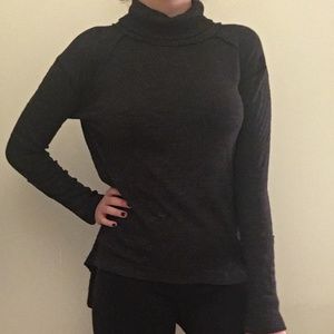 T+P Gray BOHO Turtleneck